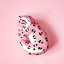 Leopard 'shelf sitter' Rose Pink, thumbnail 7 of 7