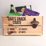 Personalised Wooden Snack Crate Father's Day Gift, thumbnail 7 of 8