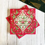 Folklore Red Christmas Paper Napkin X 20, thumbnail 4 of 5