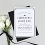Art Deco Style Estelle Wedding Invitation, thumbnail 1 of 5