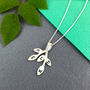 Personalised Family Tree Sterling Silver Pendant, thumbnail 1 of 8