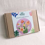 Daffodils And Tulips Embroidery Kit, thumbnail 9 of 9
