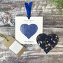 Plant A Heart Blue Seed Paper Card, thumbnail 1 of 7
