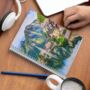 A5 Spiral Notebook Featuring Hallstatt In Austria, thumbnail 2 of 2