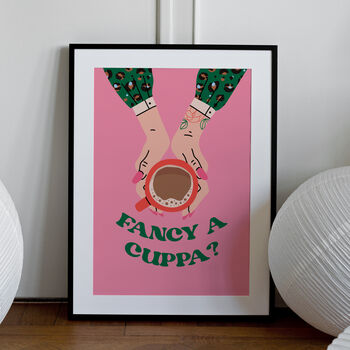 'Fancy A Cuppa?' Art Print A1, A2, A3, A4, A5, A6, 3 of 3