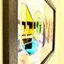 Inlaid Rainbow Mirror Love Sign, thumbnail 3 of 6