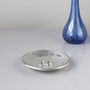 10th Anniversary Gift. Hammered Aluminium Dish Trinket And Ring Tray, thumbnail 4 of 11