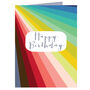 Mini Colourful Birthday Card, thumbnail 2 of 5