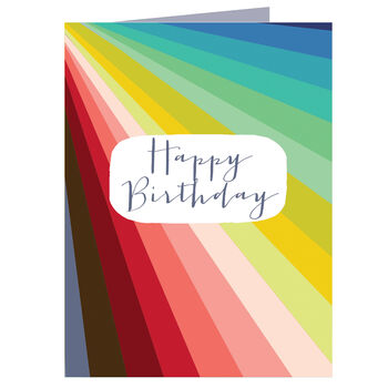 Mini Colourful Birthday Card, 2 of 5