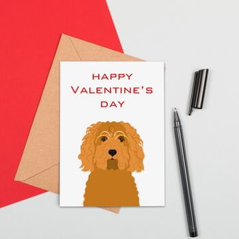 Cockapoo Valentine's Day Card, 2 of 2