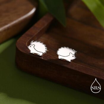 Hedgehog Stud Earrings, 10 of 12