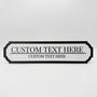 Personalised Small Custom Acrylic Road Wall Sign Plaque, thumbnail 3 of 5