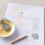 Personalised Childs Drawing Father's Day Keyring, thumbnail 2 of 8