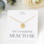 New Mum Gift, Personalised Necklace, Mum To Be Jewellery, thumbnail 1 of 9