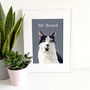Pet Portrait Full Colour Illustration Dog Cat Etc, thumbnail 5 of 9