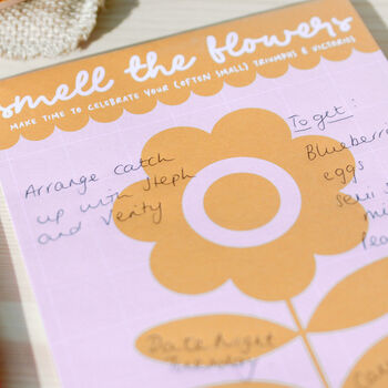 Smell The Flowers Notepad, 3 of 3