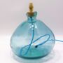 Recycled Blown Glass Lamp | 39cm | Nine Colours, thumbnail 5 of 9
