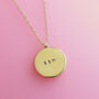 18k Gold Vermeil Or Silver Personalised Coin Necklace, thumbnail 5 of 7