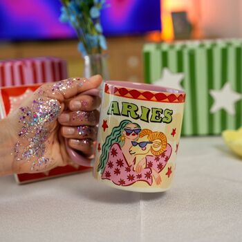 Aries Zodiac Mug – Star Sign Birthday Gift, 7 of 7