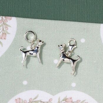 Chihuahua Charm Sterling Silver, 2 of 10
