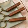 Personalised Home Sweet Home Wooden Keyring, thumbnail 3 of 3