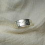 Men's Silver Personalised Eternity Ring, thumbnail 8 of 12