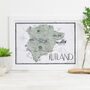 Map Of Rutland Signed Print, thumbnail 2 of 3