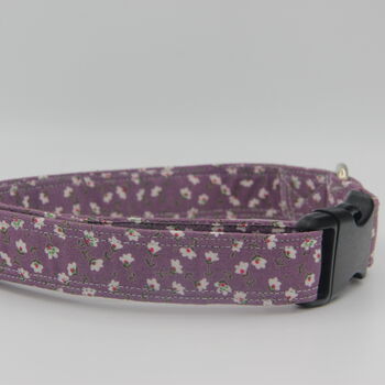 Purple Daisy Dog Collar And Lead Accessory Set, 8 of 12