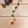 Boho Yin Yang Stained Glass Sun Catcher Window Decor, thumbnail 1 of 11