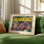 Personalised Modern Grandad Photo Print, thumbnail 1 of 5