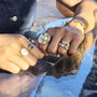 Teardrop Diamond Crossover Ring, thumbnail 5 of 8