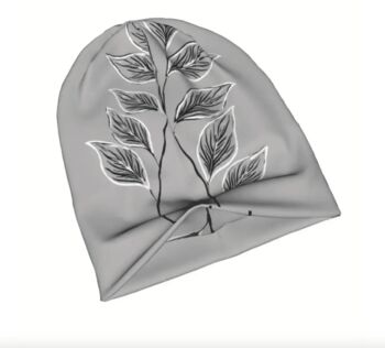 Soft Chemo Headwear Beanie Hat Bandana Cream Florals, 12 of 12