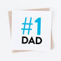 Number One Dad, Daddy Or Grandad Card, thumbnail 1 of 3