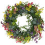 Easter Eucalyptus Wreath With Spring Flowers, thumbnail 1 of 1