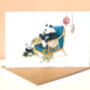 Panda And Baby Panda Greetings Card, thumbnail 1 of 6