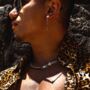 Gold Chunky 8mm Cuban Link Stainless Steel Chain, thumbnail 8 of 10