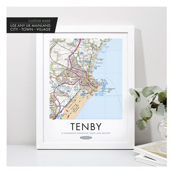 Personalised Favourite UK Place Map Print, 12 of 12