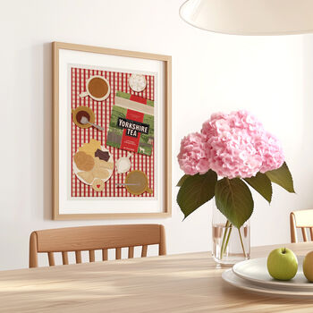 Yorkshire Tea And Biscuits Art Print, 2 of 5