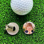 Photo Golf Ball Marker And Magnetic Clip Holder, thumbnail 2 of 2