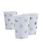 Gold Foiled Polka Dot Paper Party Cups, thumbnail 2 of 2