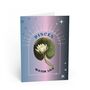 Pisces Zodiac Flower Card, thumbnail 2 of 4