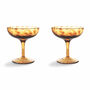 Tortoise Print Set Of Two Champagne Coupe, thumbnail 1 of 2
