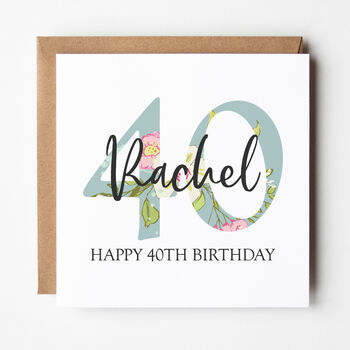 20th, 30th, 40th Birthday Card For Her, 5 of 10