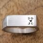 Personalised Initial Signet Ring, thumbnail 1 of 4