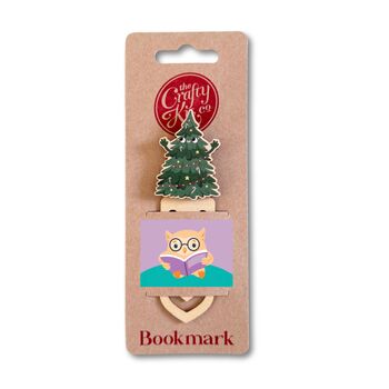 Christmas Tree Wooden Bookmark, 4 of 4