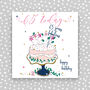 Sixty Fifth Birthday Card Luxury With Cake Theme, thumbnail 1 of 2