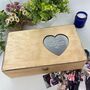 Personalised Wooden Heart Memory Box, thumbnail 3 of 12