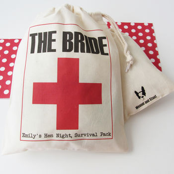 Hen And Stag Personalised Survival Bags, 3 of 3