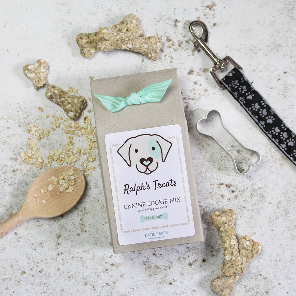 Personalised 'Bake Your Own' Dog Treat Mix + Cutter, 1 of 4