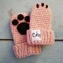 Animal Paw Baby Mitten And Bootie Set, thumbnail 3 of 11